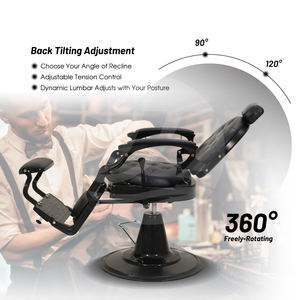 Silla de <span class=keywords><strong>Barber</strong></span>ía Personalizada al Mejor Precio, Silla Resistente, Muebles de Salón de Peluquería, Suministros de <span class=keywords><strong>Barber</strong></span>ía, Silla de Barbero para Peluquero - Product Image 2