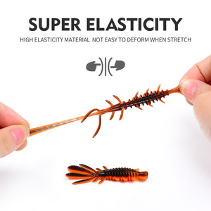 Señuelo <span class=keywords><strong>de</strong></span> gusano suave <span class=keywords><strong>de</strong></span> plástico <span class=keywords><strong>de</strong></span> 80mm, señuelo flotante <span class=keywords><strong>de</strong></span> Camarón, perca <span class=keywords><strong>de</strong></span> lubina, cebo Artificial para peces <span class=keywords><strong>de</strong></span> <span class=keywords><strong>agua</strong></span> <span class=keywords><strong>salada</strong></span>, salmón - Product Image 5