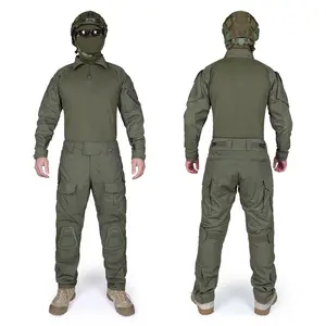 Idogear Mannen G3 Assault Camouflage Tactische Jacht Bdu Tactisch Uniform Set Met Elleboogbeschermers En Kniebeschermers