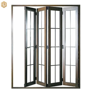 Puerta Corredera Plegable de Aluminio y Vidrio de Diseño Francés para Balcón, Puerta Impermeable e Insonorizada - Product Image 2