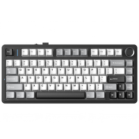 Clavier de jeu mécanique AULA F75 HE à axe magnétique, disposition 75 %, bouton de volume et rétroéclairage RGB dynamique