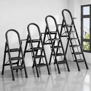 <span class=keywords><strong>Escalera</strong></span> <span class=keywords><strong>pequeña</strong></span> portátil de seis escalones, <span class=keywords><strong>escalera</strong></span> para el hogar, <span class=keywords><strong>escalera</strong></span> plegable multiusos telescópica gruesa para interiores, <span class=keywords><strong>escalera</strong></span> de espiga - Product Image 1