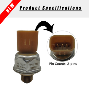 Sensor de Presión 344-7390 para Excavadora Caterpillar E311F 312 320 323 <span class=keywords><strong>324</strong></span> 329E, Sensor de Presión de Combustible Common Rail - Product Image 2