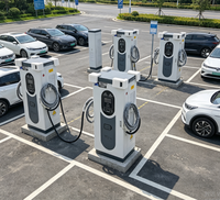 Station de recharge DC multi-standards pour véhicules électriques CCS GB/T CHAdeMO, équipement de recharge rapide sur autoroute