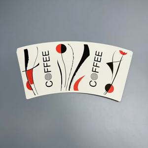 พัดกระดาษพิมพ์ลายสำหรับทำแก้วกาแฟ วัสดุทำแก้วกาแฟ 150-200gsm - Product Image 4