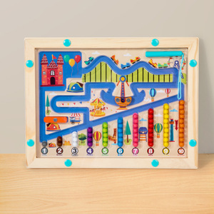 Jeu de jouets éducatifs en bois Montessori : labyrinthes 3 styles, animaux et transports, pour le développement cognitif des enfants de 2 à 4 ans – Le cadeau idéal - Product Image 4