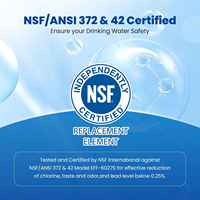 Penggantian Filter Air Kulkas MSWF Karbon Aktif Plastik Model RWF1500A 101820A 101821B Menghilangkan Bau dan Rasa Tidak Sedap