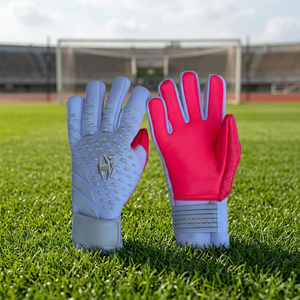 Guantes de portero profesionales de fútbol al por mayor, guantes de alta calidad con inyección de caucho en el dorso. - Product Image 3
