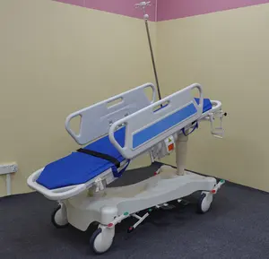 Luxuriöser medizinischer hydraulischer Krankenwagen Patienten transfer Medizinisches Bett Krankenhaus Verstellbarer Kranken tragen wagen