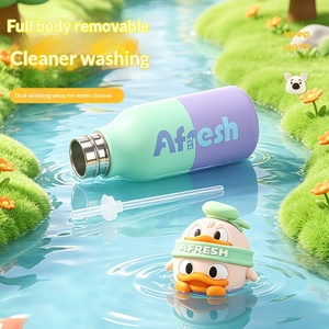 Tazze per Bambini in Acciaio Inox 316 con Isolamento Sottovuoto, Design a Testa di Animale, Antiodore e Antigoccia - Product Image 3