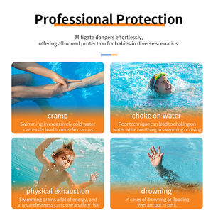 سترة سباحة من النيوبرين بنمط كرتوني مخصص للأطفال والرضع سترة حياة للطفو للسباحة - Product Image 5
