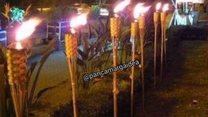 ตะเกียงไม้ไผ่สานธรรมชาติสำหรับตกแต่งสวนกลางแจ้ง ตะเกียงไม้ไผ่ทำมือสำหรับลานบ้าน รีสอร์ท และไฟตกแต่งภูมิทัศน์ - Product Image 3