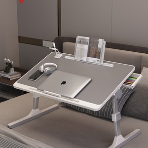 Escritorio Plegable con Altura Ajustable, Mesa de <span class=keywords><strong>Estudio</strong></span> Minimalista <span class=keywords><strong>para</strong></span> Dormitorio con Soporte de Altura Ajustable <span class=keywords><strong>para</strong></span> Estudiantes - Product Image 1