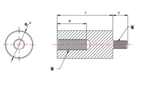 Separador de acero inoxidable/aluminio/latón/acero, <span class=keywords><strong>2</strong></span> m4 m6 m8, tornillo de latón macho y hembra, pcb, venta al por mayor de China - Product Image 6