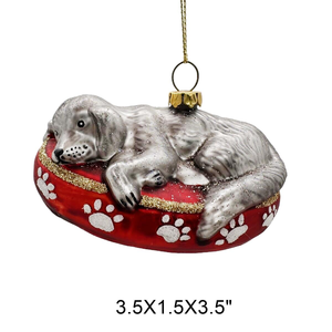 <span class=keywords><strong>เครื่อง</strong></span>ประดับแบบแขวนสำหรับสุนัขเป็ดนกสัตว์เลี้ยงสไตล์<span class=keywords><strong>โบราณ</strong></span>พร้อมรายละเอียดกระจกสำหรับแสดงหน้าต่างและของตกแต่งต้นคริสต์มาส - Product Image 5