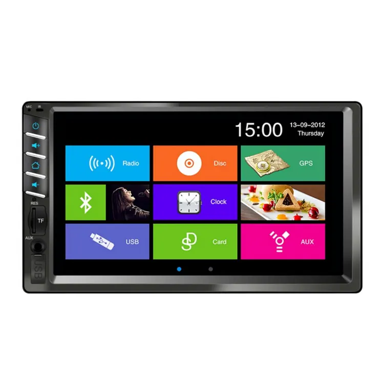 Novo rádio do carro dvd player tela sensível ao toque 7 polegada Monitor Do Carro MP5 Estéreo Video Player Car DVD Radio Tuner