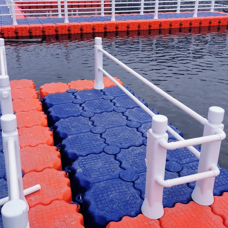 Selancar Laut Warna Kasar Dapat Disesuaikan Mengambang Platform Pontoon Dock Platform Tiup Mengambang Pulau