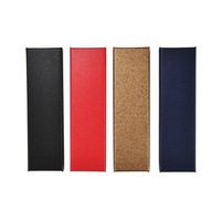 Boîte cadeau en papier neutre colorée de style haut de gamme avec fermeture à boucle, logo publicitaire personnalisé, gaufrage, impression UV, taille 180x50mm