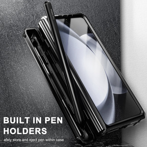 เคสโทรศัพท์ Samsung Galaxy Z Fold 5 4 3 แบบเต็มตัวสองชั้น แข็งแรงทนทาน พร้อมฟิล์มกันรอยในตัว ขาตั้ง และช่องใส่ปากกา S Pen - Product Image 4
