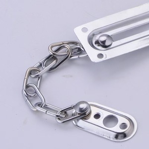 Chaîne de porte en acier inoxydable avec verrou pour la sécurité domestique et l'utilisation en hôtel - Product Image 2