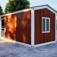 Usine personnalisée nouveau modèle modulaire isolation thermique A-Frame toit préfabriqué maison conteneur détachable