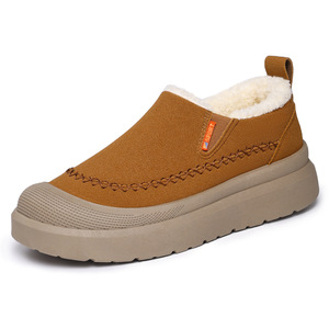 Zapatos de ocio sintéticos para mujer, invierno 2026, novedad transfronteriza, forro de felpa, suela antideslizante, estilo casual sin cordones - Product Image 5