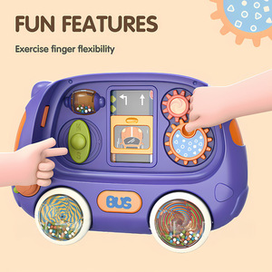 Multifunctional Music Bus 6681 Musical Sound <b>Educational</b> <b>Toy</b> For Babies And Toddlers - Product Image 4