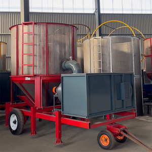Secador de granos móvil de alta capacidad superventas, equipo de maquinaria agrícola de bajo <span class=keywords><strong>precio</strong></span>, cojinete de caja de cambios de motor central - Product Image 5
