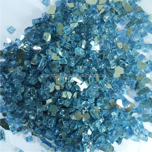 Vidrio Reflectante <span class=keywords><strong>Azul</strong></span> <span class=keywords><strong>Caribe</strong></span>ño para Chimeneas y Fogatas de Exterior, Vidrio Templado de Alta Calidad para Cocina/Sala de Estar/Comedor - Product Image 5