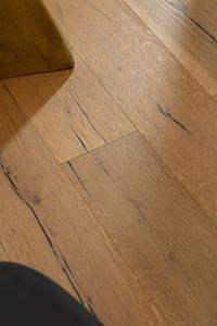 Plancher en bois d'ingénierie à trois couches en chêne américain, liquidation, couleur jaune chaud, géothermique, 5G, grand système de verrouillage, chauffage au <span class=keywords><strong>sol</strong></span> spécial - Product Image 2