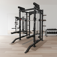 Machine Smith en acier personnalisée, modèle TOP-MS8, pour entraînement de force universel unisexe en salle de sport