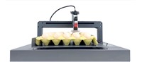 Imprimante automatique de codes sur coquilles d'œufs XP600, nouvelle, 12,7 mm, pour ligne de production d'œufs, date, logo, codage par lots, encre de qualité alimentaire, 20 m/min