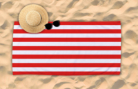 Wholesale Custom Logo Print Free Design Quick Dry Sand Proof Recycled Microfiber Summer Beach Towel Wearable Swimming