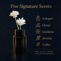 Diffuseur de parfum sans flamme pour voiture, à base d'extraits végétaux naturels, en verre et bois, longue durée, sans danger pour les bébés, vente en gros
