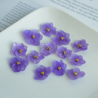 Vente en gros DIY Pendentif Collier Boucles d'oreilles accessoires fleur séchée véritable colle goutte à goutte naturelle résine hortensia pour la décoration de bijoux