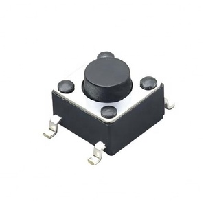 مفتاح تاكت FUGANG TC6601-6610 من المصنع مباشرة، 6×6×ارتفاع قابل للتعديل من 4.3 إلى 28 مم، 1NO، 12 فولت، 0.05 أمبير، <span class=keywords><strong>DIP</strong></span> SMT - Product Image 1