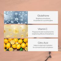 OLLI Comprimés Effervescents de Vitamine C et Calcium de Bonne Qualité et à Prix Abordable, 1000mg de Glutathion, Comprimés Effervescents de Vitamine C