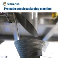 Machine d'emballage rotative industrielle Shuchen à grande vitesse entièrement automatique pour sachets Doypack préformés de fruits secs, idéale pour les chips de plantain