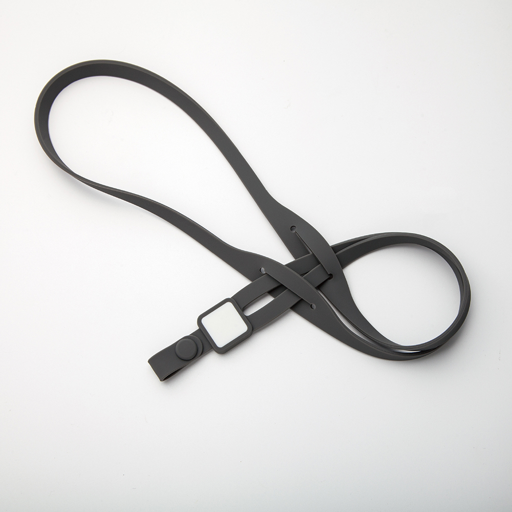UHOO Fashion Silicone Hanging Rope Soft Lanyard 12mm Image 3