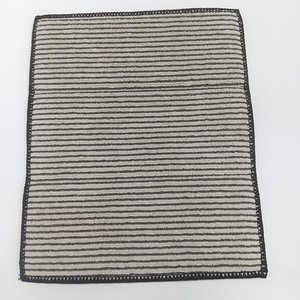 Tampon de nettoyage en <span class=keywords><strong>microfibre</strong></span> en <span class=keywords><strong>bambou</strong></span> écologique et réutilisable éponge de gommage pour la maison - Product Image 4