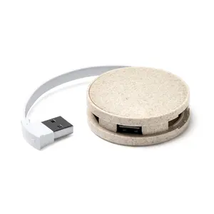 Hub USB con Puerto de Fibra Óptica, Gadgets Ecológicos - Product Image 1