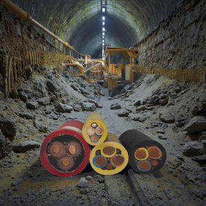 0,66/1.14KV Conductor de cobre <span class=keywords><strong>Cable</strong></span> eléctrico a prueba de explosiones flexible revestido de goma móvil para minas de carbón - Product Image 6
