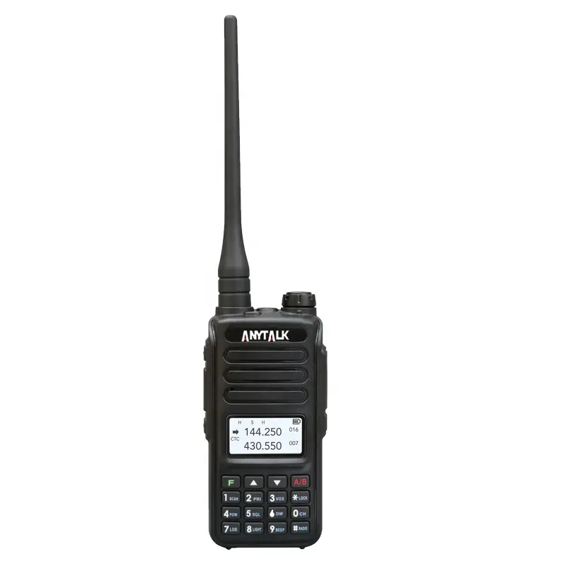 AT-UV98 10W ثنائي الموجات اتجاهين راديو مع العاني + جهاز تشويش إذاعي + DTMF + 2 طن + 5 لهجة