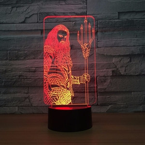 <span class=keywords><strong>Gran</strong></span> Gennie LED 3D ilusión lámpara USB 7 CAMBIO DE Color figura táctil 3D luz nocturna estado de ánimo novedad lámpara regalos de vacaciones - Product Image 5