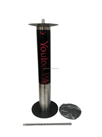 Chicha Narguilé en Acier Inoxydable 304 avec Affichage Numérique LED Personnalisable et Logo Unique – Design Premium