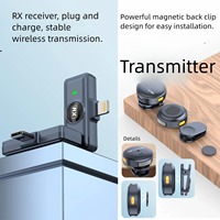 Nouveau kit de vlogging 2026 : Enregistreur vocal, micro cravate pour iPhone, équipement de studio de podcast, microphone Lavalier portable mini sans fil