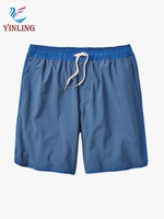Short de bain pour homme 2 en 1 à séchage rapide avec logo personnalisé, short de bain de haute qualité avec doublure de compression pour l'été