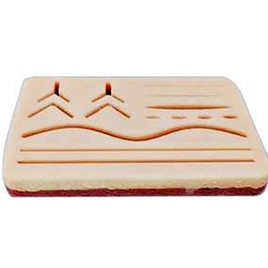 Medical Science Teaching Resources Durable Use Skin Silicone Suture Training <strong>Pad</strong> Model with Cut Wound - Product Image 6