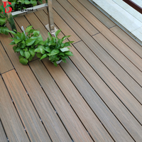 Plancher de terrasse en bois composite en plastique de haute qualité Plancher de jardin extérieur