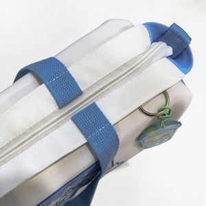 Bolsa de Mano de Lona de Algodón Puro Plegable Ecológica con Logotipo Personalizado, de un Solo Hombro, para Compras, Estudiantes, Regalos para Maestros, Tamaño Mediano - Product Image 6